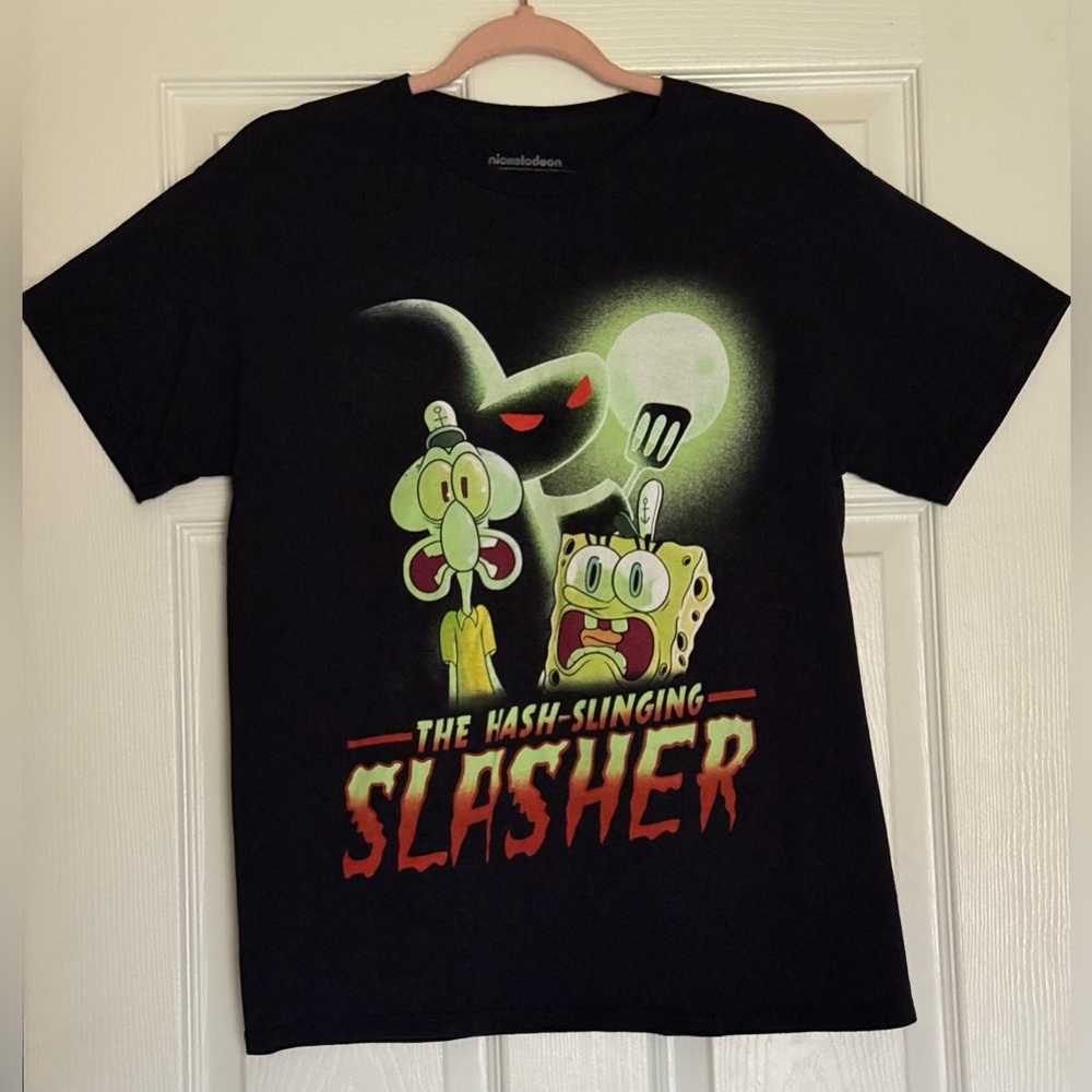 Bundle of 2 - Nickelodeon Black SpongeBob Graphic Tees